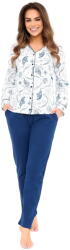 Cornette Pijama de damă cu nasturi CORNETTE 682/445 KRISTIN ecru: XXL (32065 XXL)