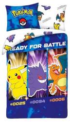  Pokemon ágyneműhuzat szett - Ready for Battle (POK-1019BL)