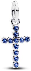Pandora ékszer Kereszt ezüst charm kék kövekkel 794063C01