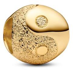 Pandora ékszer Texturált Yin és Yang shine mini charm 764045C00
