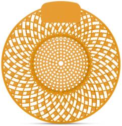 Alpha Piszoár illatosító rács Spiral, mangó illatú (sötét sárga)