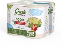 Lucart GRAZIE NATURAL háztartási toalettpapír 2 rétegű, 8 tekercses - klin