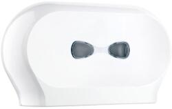 Mar Plast Linea PLUS dupla toalettpapír adagoló fehér 19cm
