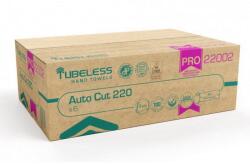 TUBELESS AUTOCUT PRO 220 tekercses kéztörlő 2 rétegű, fehér, 100% cellulóz, 221, 5m, 6db/karton