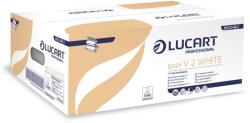 Lucart Easy V hajtogatott kéztörlő 2 rétegű fehér, 20x190lap/karton 40karton/raklap