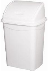 PLANET Billenőfedeles szemetes kuka, műanyag, luxury fehér, 16 L