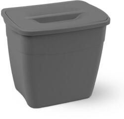 PLANET Koala szemetes, fedővel 6L (Hanging Bucket) Antracit szürke színű - klin
