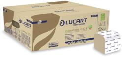Lucart ECO Natural 210I hajtogatott toalattpapír, 2 rétegű, barna, 40x210lap/karton - klin