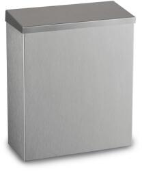 Dayco Metal Falra szerelhető rozsdamentes acél szemetes, fedéllel, 7 literes - klin