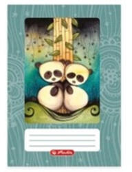 Herlitz Állatos - Herlitz Erdőlakók Panda 1. osztályos vonalas füzet (A5/14-40) (09543844_p)