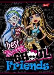  Hercegnős Monster High Fekete Best Friend 1. osztályos vonalas füzet (A5/14-32) (COR_2017_UNMH532V1_fb)