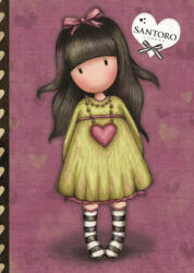 Santoro Santoro Gorjuss kockás füzet, Cicás, 40 lap, A/5 - MAR MAR (PI_2018_203-0013_k)