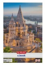  City - Herlitz Halászbástya kockás füzet (A5/27-32) (09543950_2022_h)
