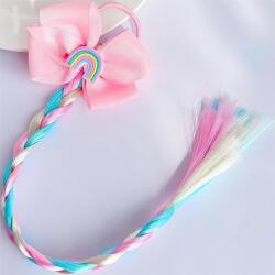  Rainbow hajgumi fonattal - Kék/Rózsaszín/Tip2