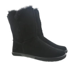 Koel Freya Black Bőr Bélelt Csizma