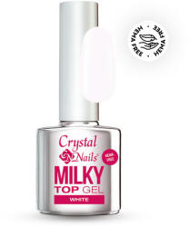 Crystal Nails - HEMA FREE - MILKY TOP GEL - WHITE - 8ML - THF