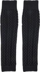 Vlnka Klasszikus Merinó gyapjú lábmelegítő - fekete