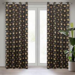 Takoy Sötétítő függöny arany ginkgolevél motívummal 135 x 250 cm