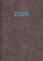Dayliner Naptár, tervező, A5, napi, DAYLINER "Animal", Grizzly-szürkésbarna (NANA5GU) - kreativjatek
