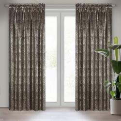 Takoy Glamour stílusú blackout sötétítő függöny KATIE arany mintával 135 x 270 cm