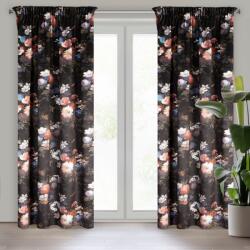 Takoy Bársony sötétítő függöny KAREN virágmintával