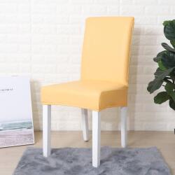 Forcheer SzékHuzat Étkezőszékre (vízálló műbőr, rugalmas, mosható, bézs)