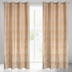 Takoy Bársony sötétítő függöny SARA fémes geometriai mintával