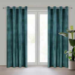 Melanie bársony sötétítő függöny Sötétkék 140x250 cm