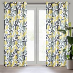 Takoy DESIGN 91 Blackout sötétítő függöny DORIN grafikus virágmintával 140 x 250 cm