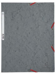 Exacompta Gumis mappa, prespán, A4, EXACOMPTA, sötét szürke (EX55511E) - kreativjatek