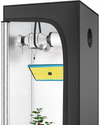 LEDMEGROW AzureGrow SET 120W 80×80×180 cm