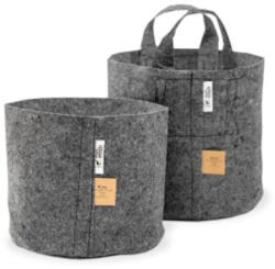 Root Pouch textil növénytartó, szürke Térfogat: 22