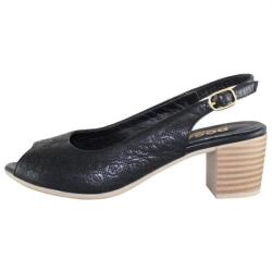 Dogati Sandale dama, negru, elegante, din piele naturala, cu toc, Dogati 669-01-Negru (Marime: 37) (669-01-Negru-37)