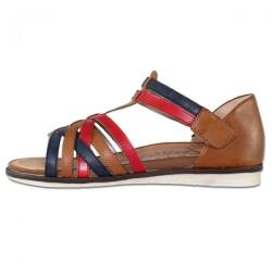Remonte Sandale dama, maro, casual, din piele naturala, cu talpa joasa, Remonte R2756-23-Maro (Marime: 40) (R2756-23-Maro-40)