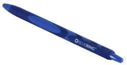 BLUERING Golyóstoll nyomógombos gumírozott vegyes test, Bluering® F20, írásszín kék (BR897657) - officefirst