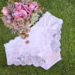 Lemila Csipkés pamut alsó Fehér, XL 98227