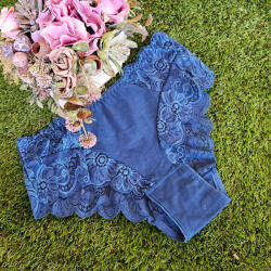 Lemila Csipkés pamut alsó smeraldo, M 98241