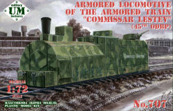 UniModels Armored locomotive Ov No. 4994 No. 2 Commissar Lestev of the 45th division 1: 72 (UMT707)