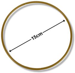  Fém karika arany 15cm