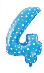  4 szám kék kis lufi