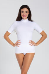 Gatta Bodywear Дамска поло блуза, бялаeh-1042-white - Черен, размер s
