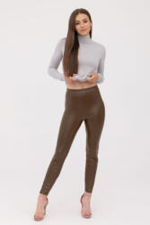 Gatta Bodywear Дамските клин от изкуствена кожаEH-79202-Brąz - Черен, размер M