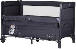 Chipolino Patut pliabil Chipolino Relax cu laterala culisanta - Anthracite (KOSIRE256AN)