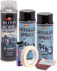 AVEX Kit complet reparatie si vopsire jante culoare Negru Metalizat, V2 (AVX-KVJ-NV2) - edanco