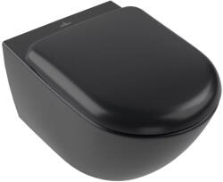 Villeroy & Boch WC suspendat Antao Ceramic Plus negru Villeroy&Boch (Antao Pure Black)