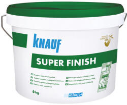 Knauf Gips Glet la galeata gata preparat 6kg Super Finish Knauf (5087226)