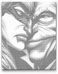  PontPöttyöző - Melyik oldalon állsz? 2 Méret: 40x50cm, Keretezés: Kartonlemezen, Szín: Kék