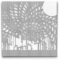  PontPöttyöző - Egység a sokféleségben Méret: 50x50cm, Keretezés: Műanyagtáblával, Szín: Piros