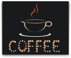  Festés számok szerint - Kávébabok Méret: 40x50cm, Keretezés: Keret nélkül (csak a vászon)