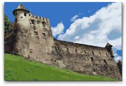  Festés számok szerint - Lubowna vára 2 Méret: 40x60cm, Keretezés: Kartonlemezen